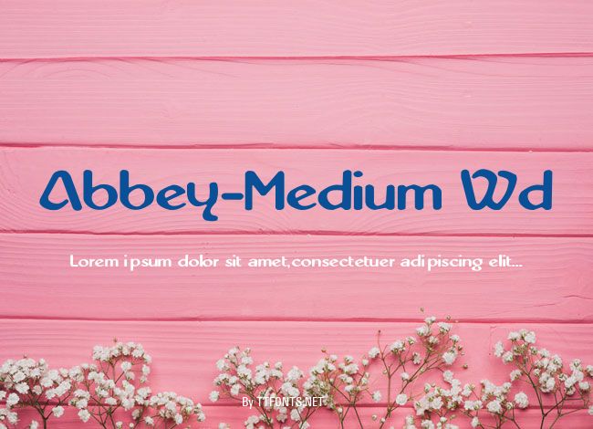 Abbey-Medium Wd example